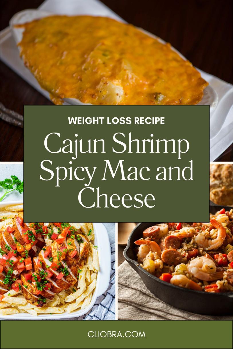 Cajun Shrimp Spicy Mac and Cheese – High Protein and Creamy Weight Loss Recipe