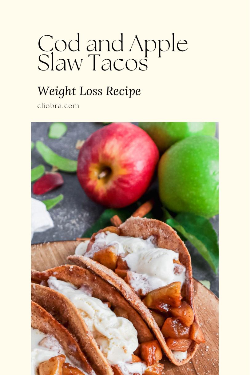 Cod and Apple Slaw Tacos with Tangy Cabbage – A Healthy Weight Loss Recipe