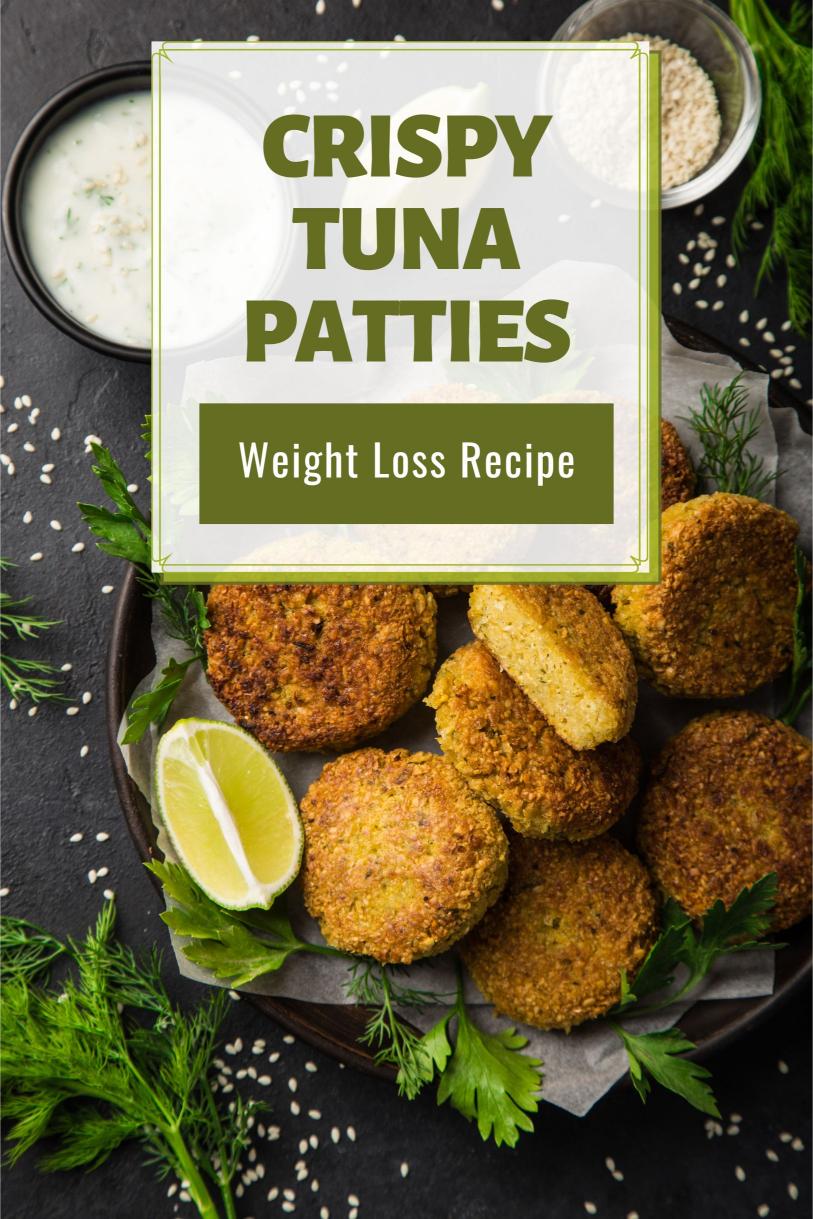 Crispy Tuna Patties with Dill Yogurt Sauce – Pan-fried Delicious Healthy Weight Loss Recipe