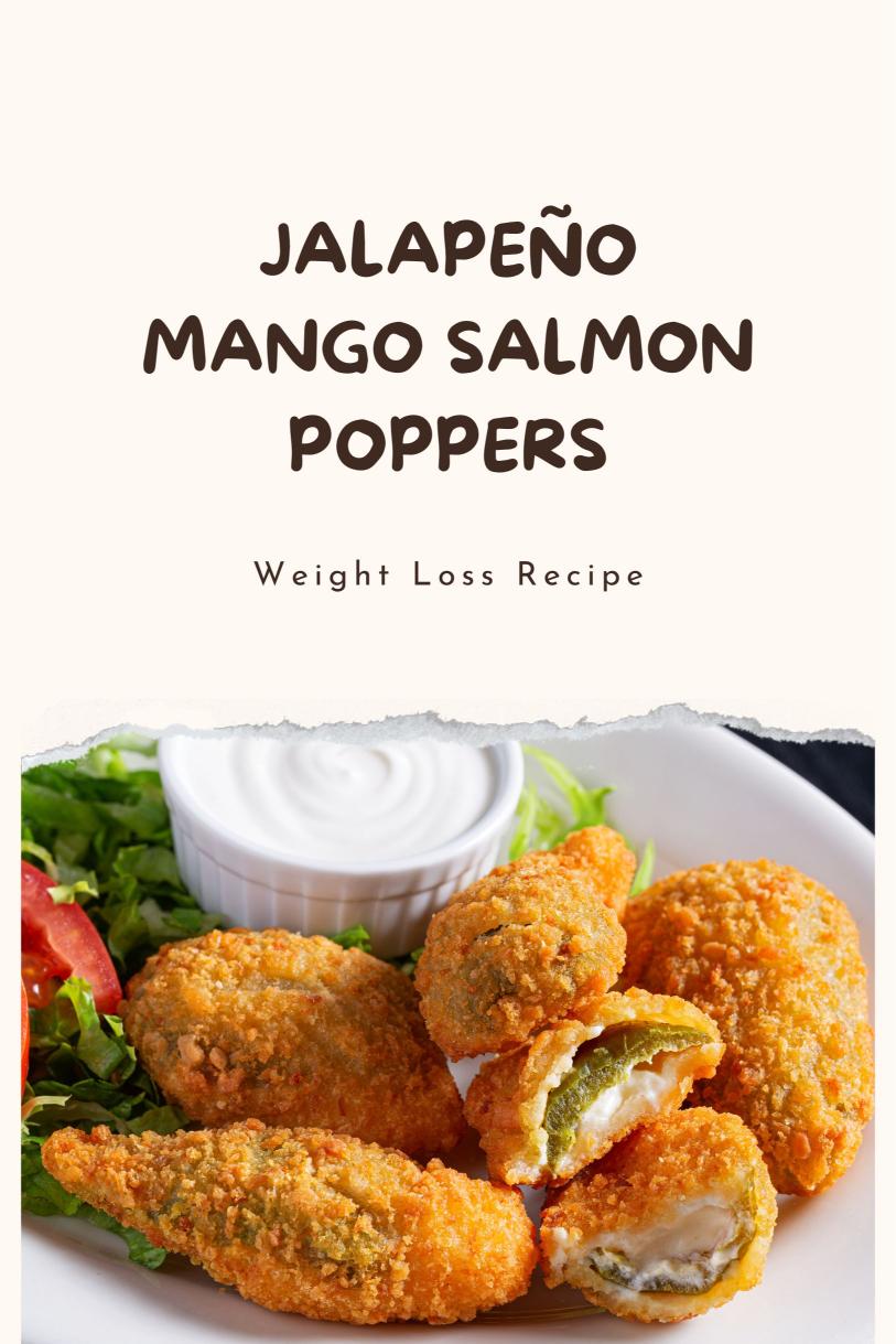 Jalapeño Mango Salmon Poppers – Spicy with Cream Cheese and Baked Weight Loss Recipe