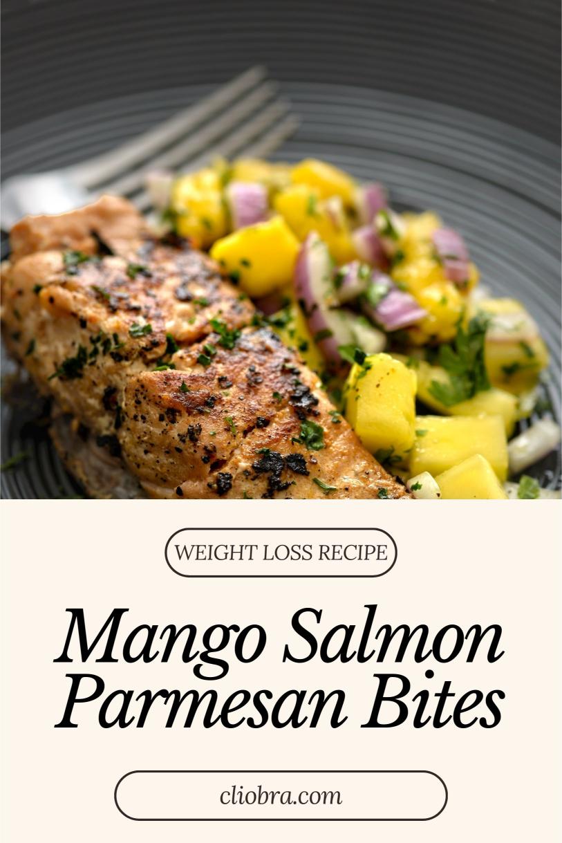 Mango Salmon Parmesan Bites – Breaded, Cheesy and Healthy Weight Loss Recipe