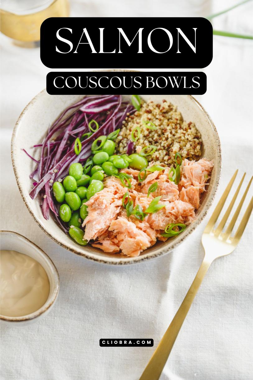 Mediterranean Salmon Couscous Bowls – With Olives and Tomatoes Weight Loss Recipe