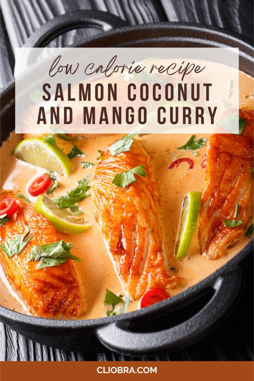 Salmon Coconut and Mango Curry – Creamy and Tender with Lime Weight Loss Recipe