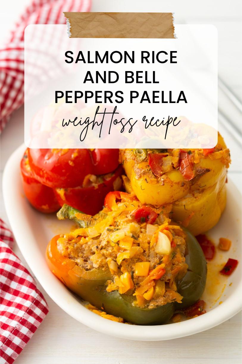 Salmon Rice and Bell Peppers Paella – Spanish-inspired Delicious Weight Loss Recipe