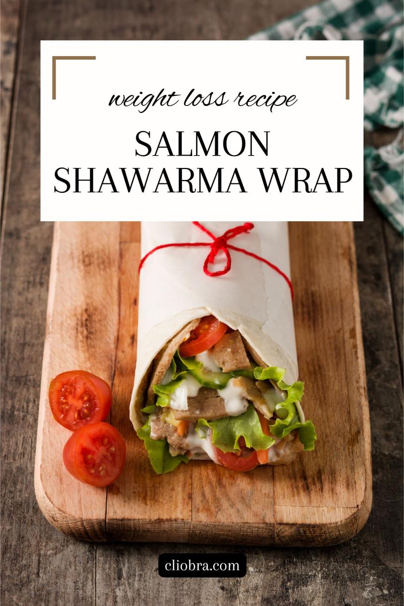 Salmon Shawarma Wrap – Spicy with Tahini, Tomatoes, and Lettuce Weight Loss Recipe