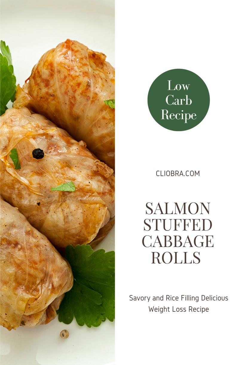 Salmon-Stuffed Cabbage Rolls – Savory and Rice Filling Delicious Weight Loss Recipe