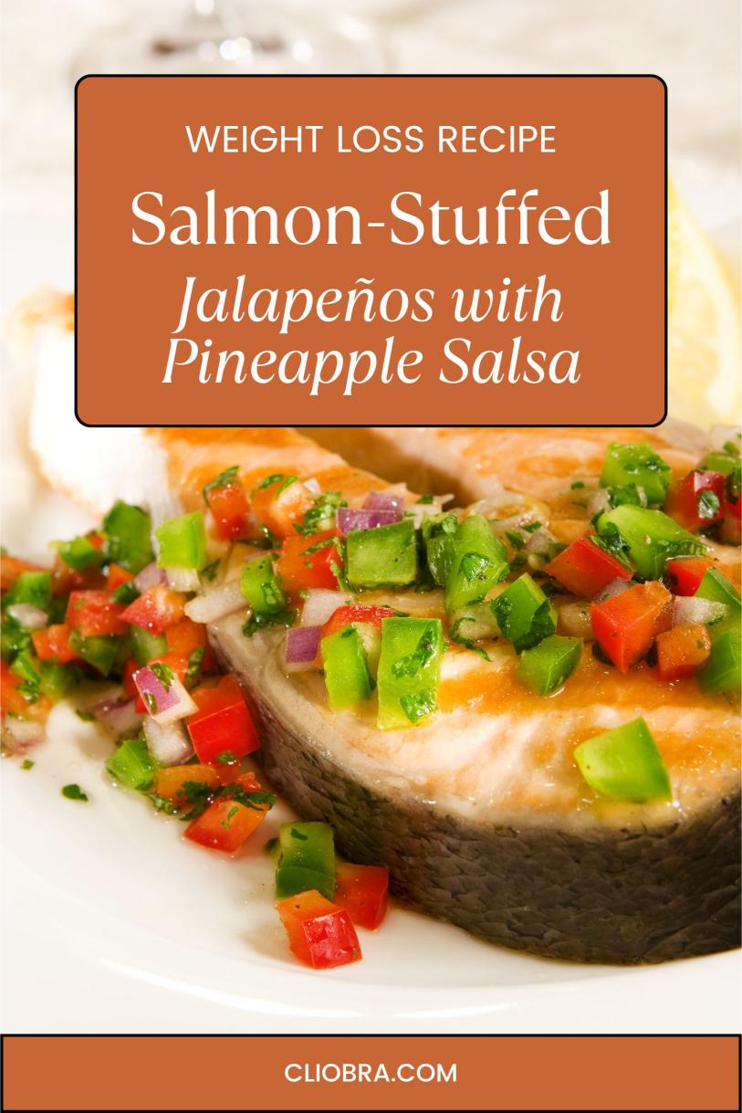 Salmon-Stuffed Jalapeños with Pineapple Salsa – Creamy and Cheesy Weight Loss Recipe