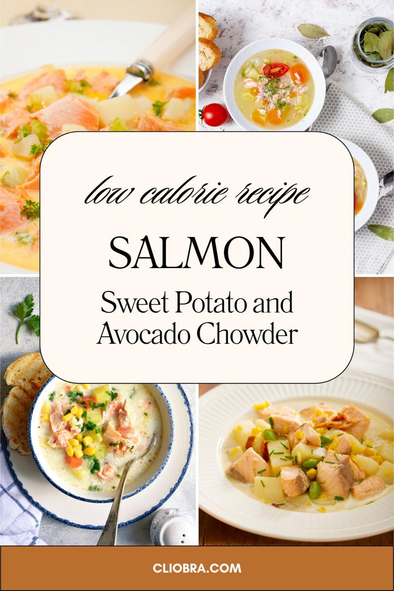 Salmon, Sweet Potato and Avocado Chowder – A Creamy Protein Rich Weight Loss Recipe