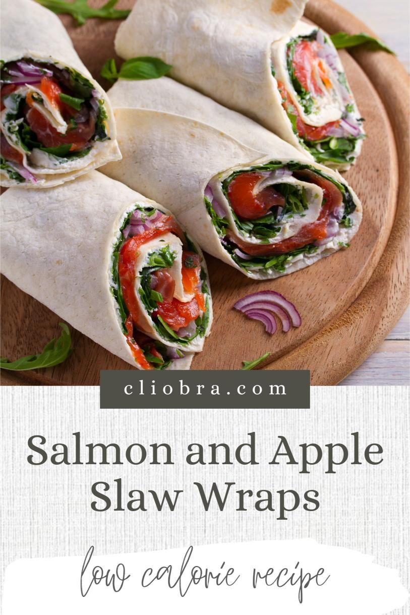 Salmon and Apple Slaw Wraps – Tortillas with Drizzle of Honey-mustard Weight Loss Recipe