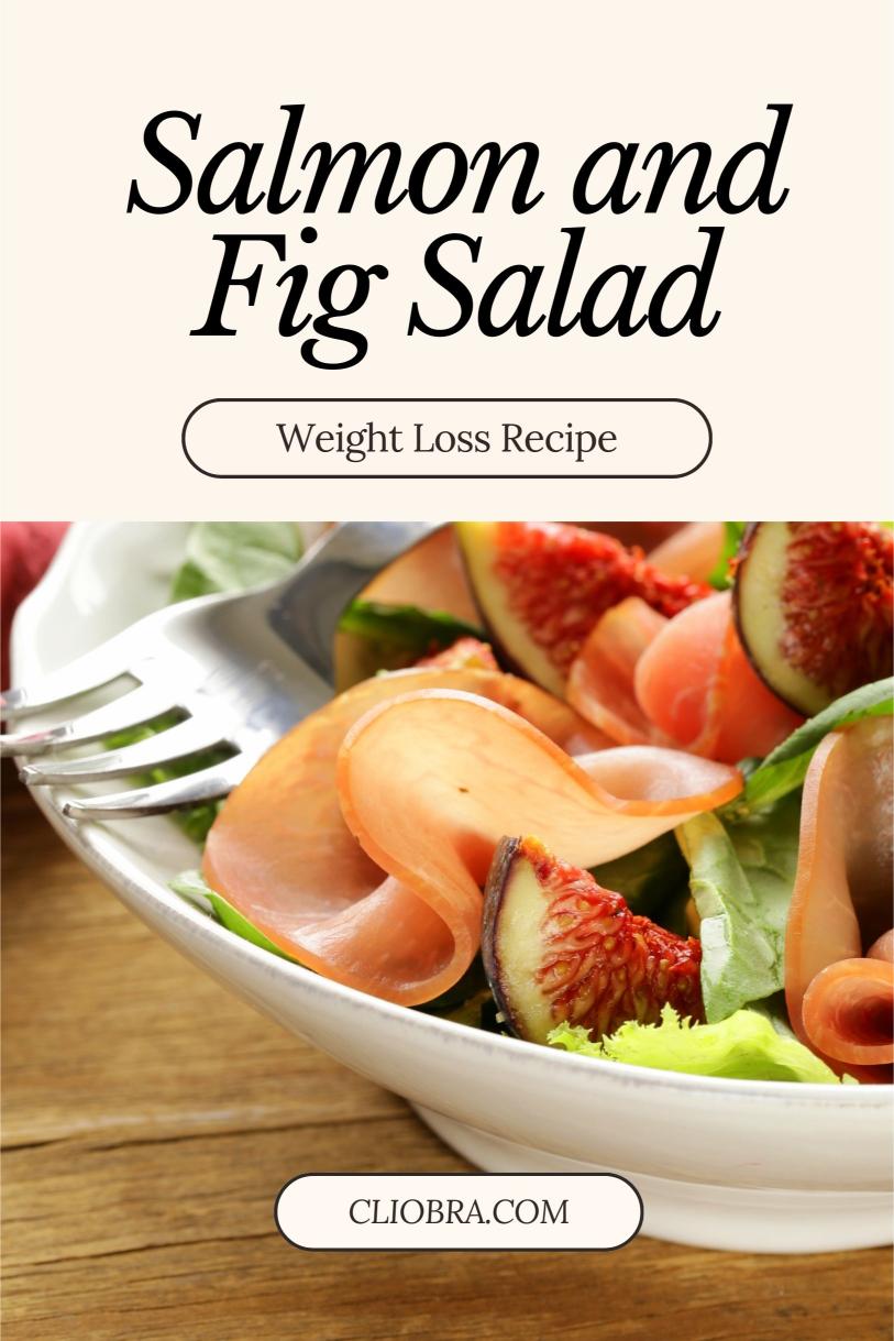 Salmon and Fig Salad with Tahini Dressing – Creamy and Juicy Weight Loss Recipe