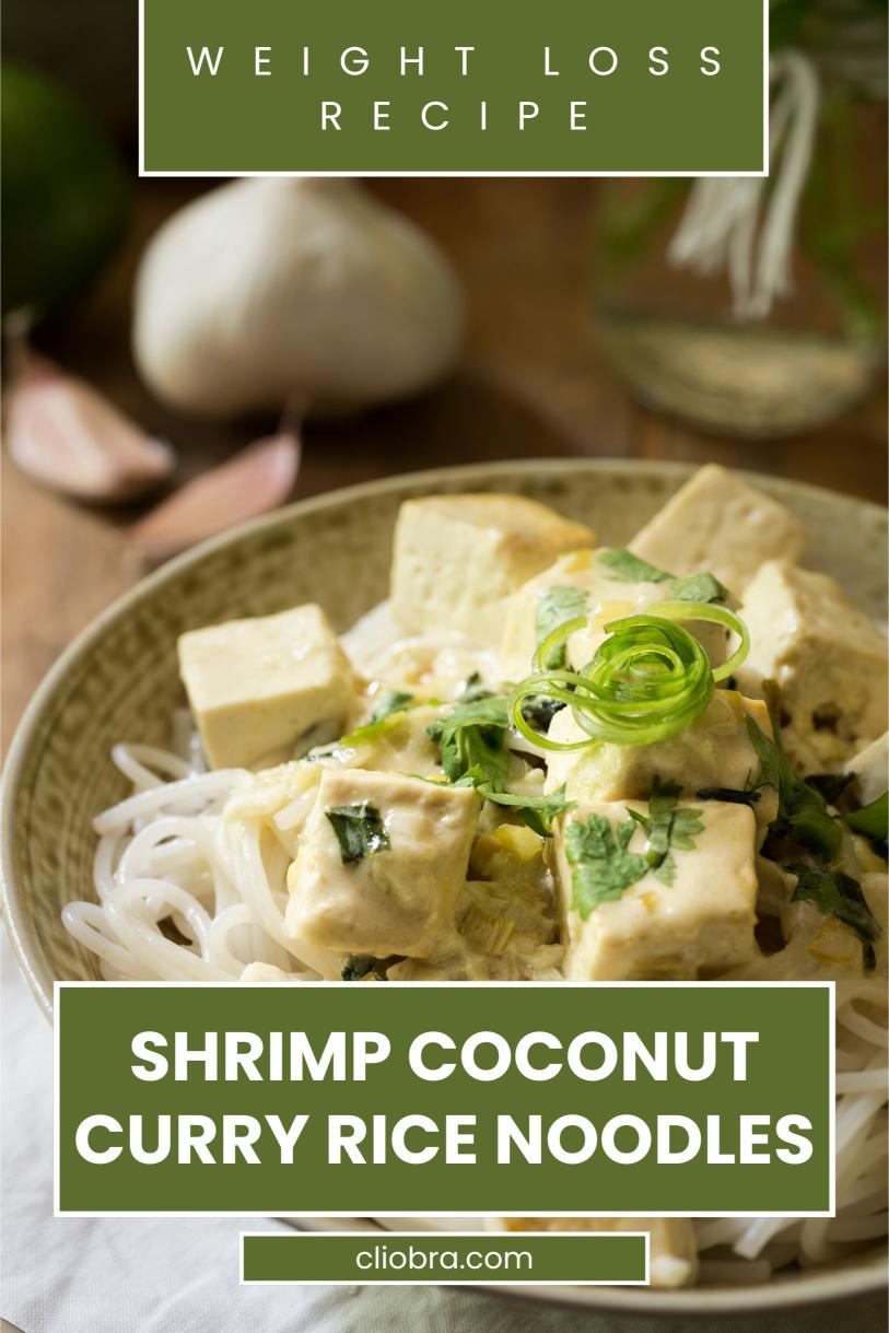 Shrimp Coconut Curry Rice Noodles – Delicious Sauce with Fresh Herbs Weight Loss Recipe