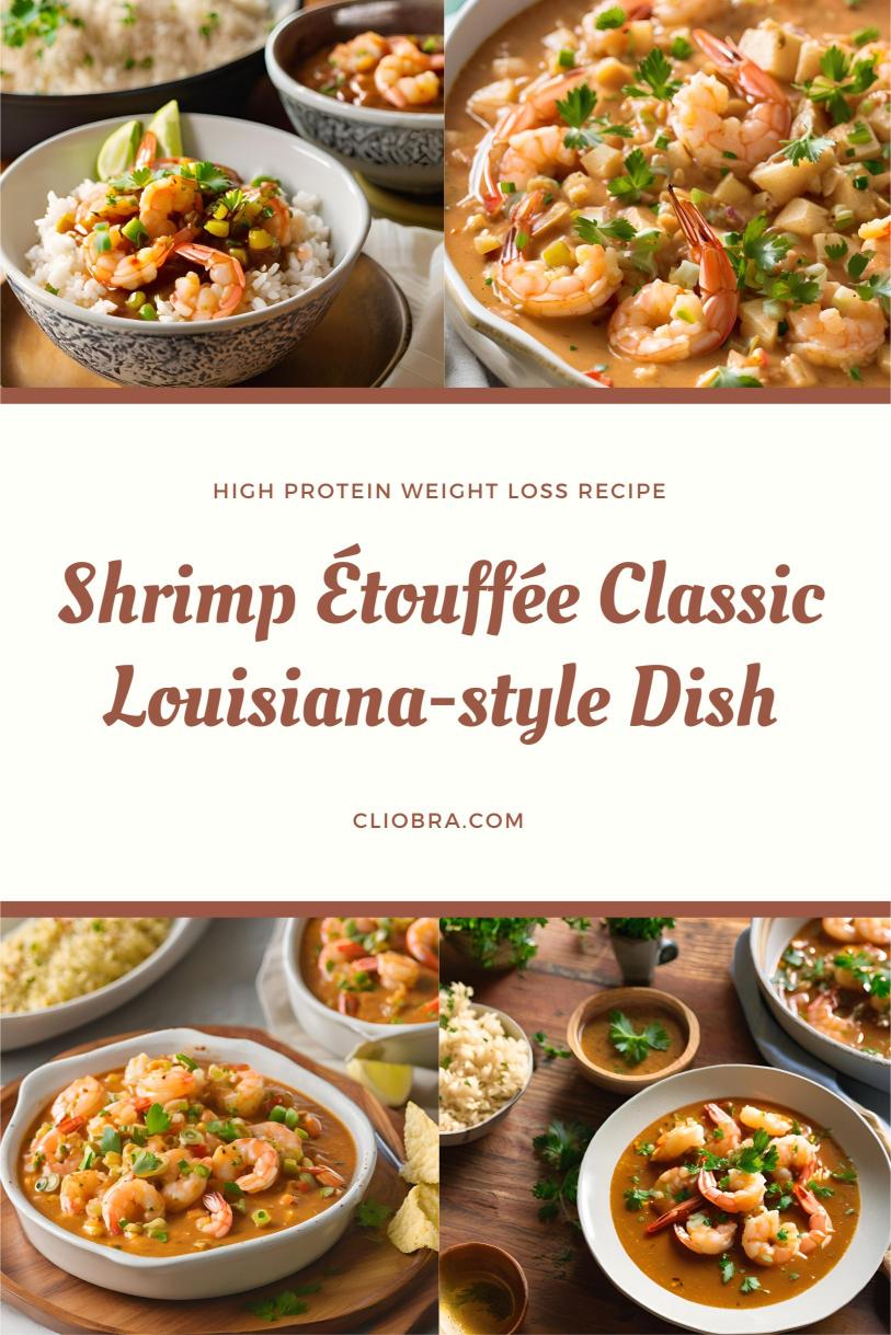 Shrimp Étouffée – Classic Louisiana-style Dish High Protein Weight Loss Recipe