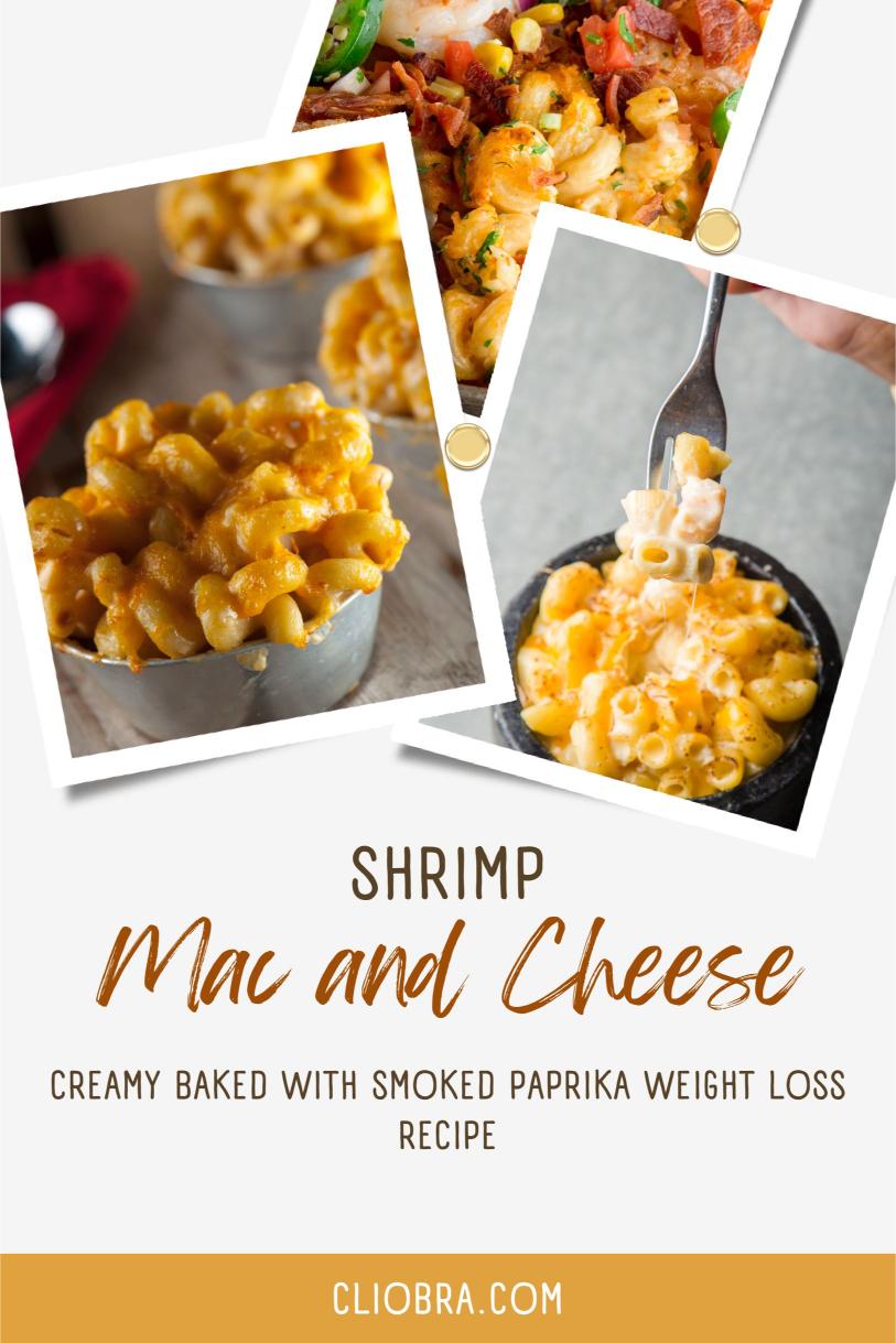 Shrimp Mac and Cheese – Creamy Baked with Smoked Paprika Weight Loss Recipe