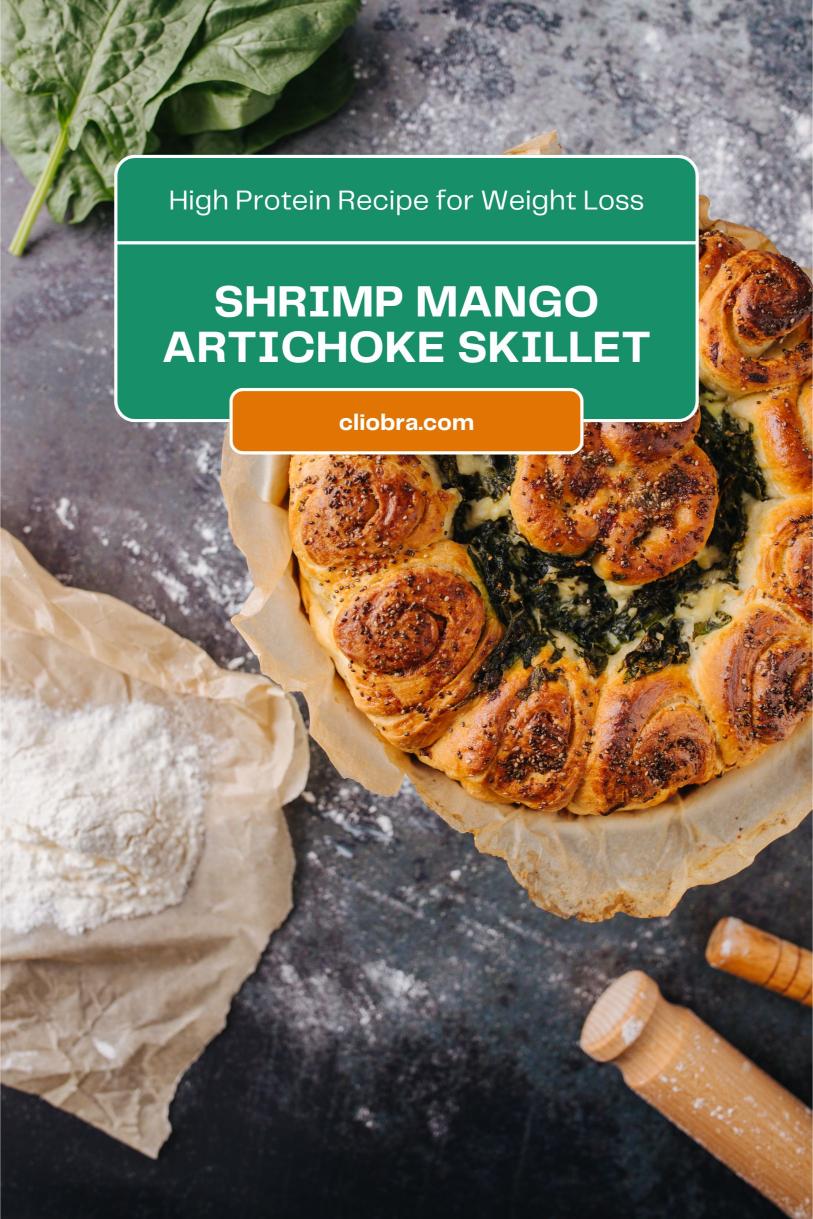 Shrimp Mango Artichoke Skillet – Protein Rich Delicious and Healthy Weight Loss Recipe