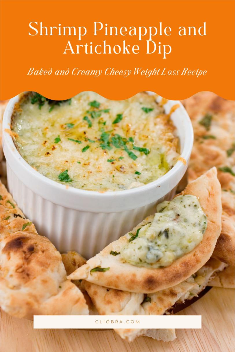 Shrimp Pineapple and Artichoke Dip – Baked and Creamy Cheesy Weight Loss Recipe