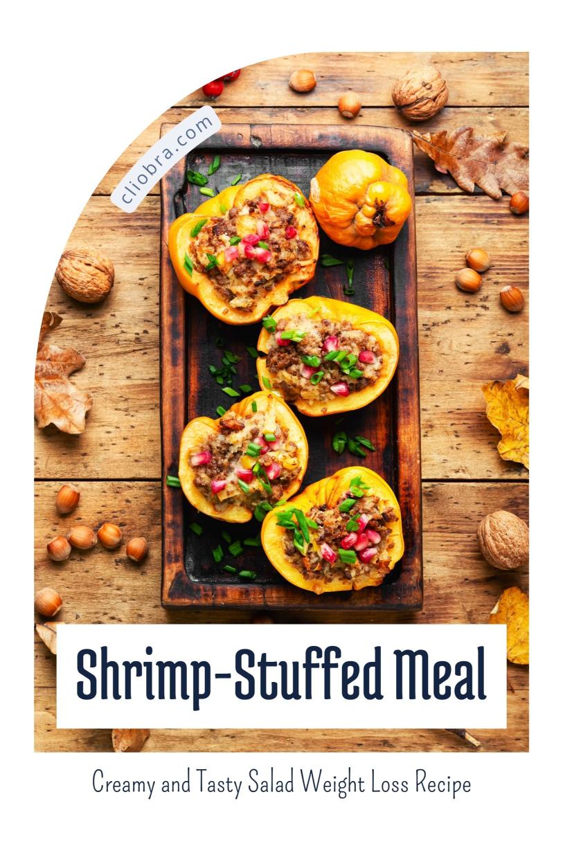 Shrimp-Stuffed Avocado and Jackfruit Halves – Creamy and Tasty Salad Weight Loss Recipe