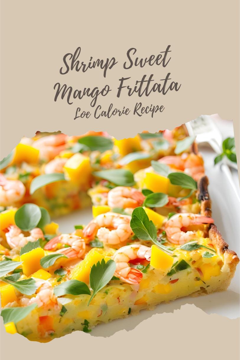 Shrimp Sweet Mango Frittata – Savory Sweet and High Protein Weight Loss Recipe