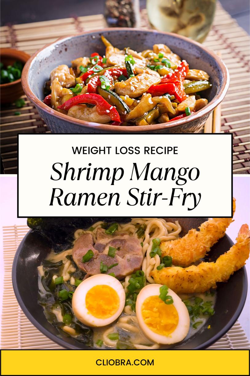 Shrimp and Mango Ramen Stir-Fry – Unique and Delicious Noodles Weight Loss Recipe