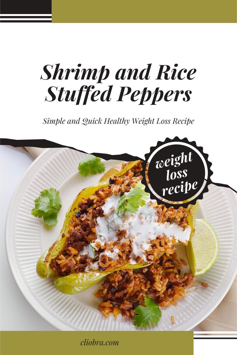 Shrimp and Rice-Stuffed Peppers – Simple and Quick Healthy Weight Loss Recipe