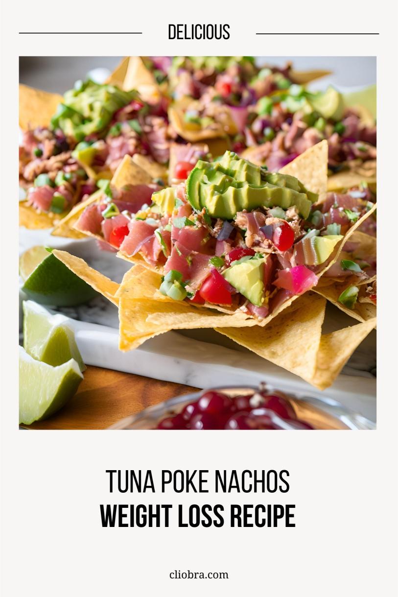 Tuna Poke Nachos – Crunchy Tortilla Chips with Spicy Mayo Weight Loss Recipe