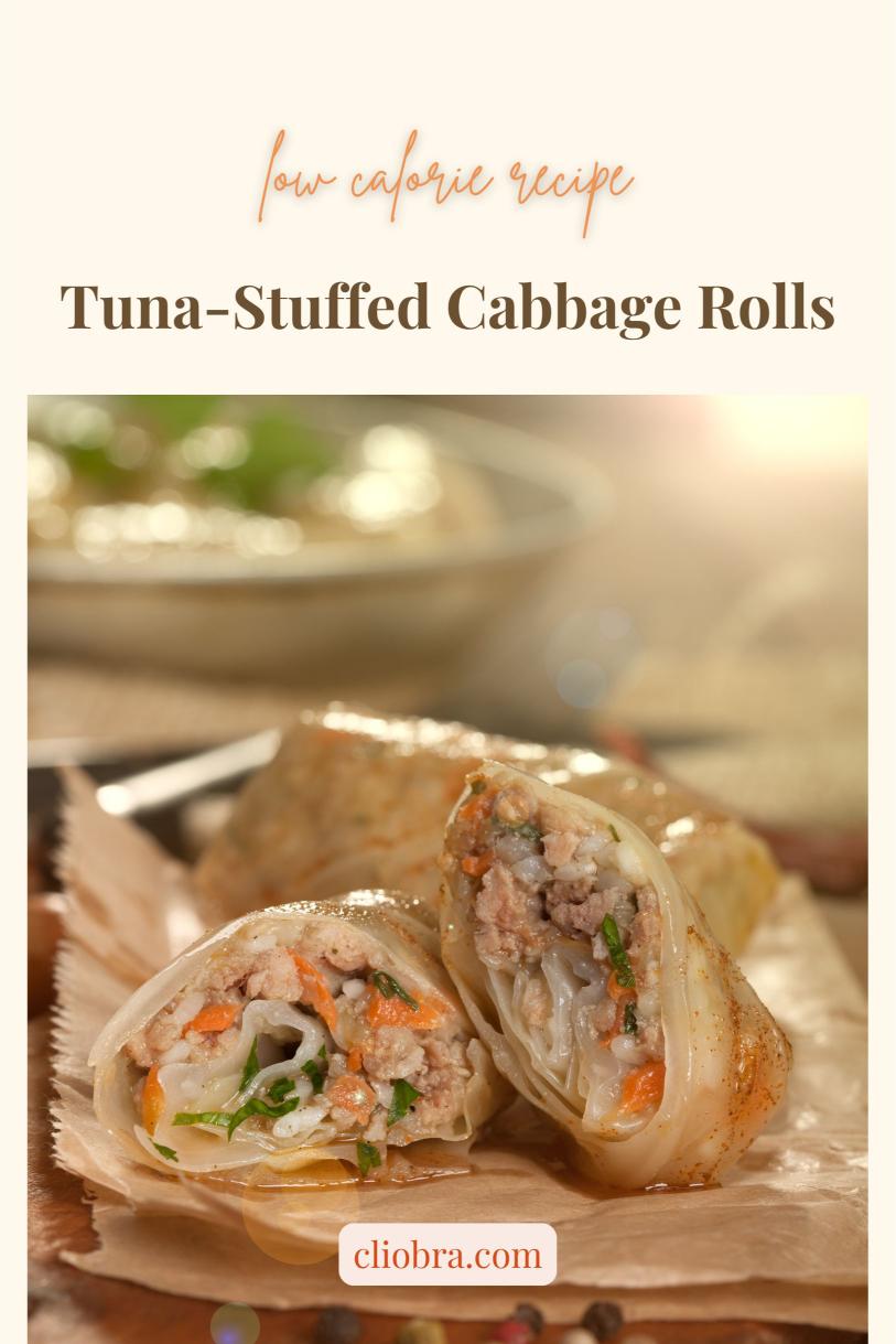 Tuna-Stuffed Cabbage Rolls – A Flavorful Mixture of Tuna, Rice, and Herbs Weight Loss Recipe