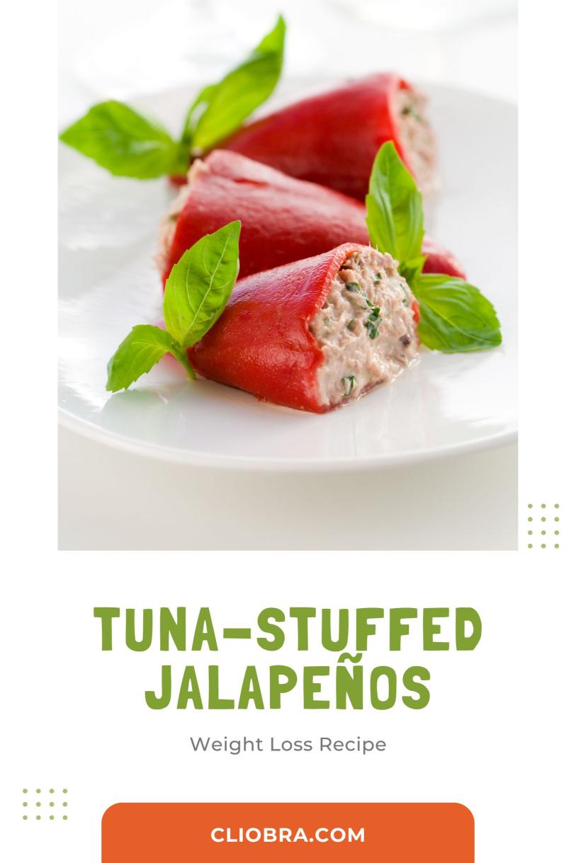 Tuna-Stuffed Jalapeños – Spicy and Cheesy High Protein Appetizer Weight Loss Recipe