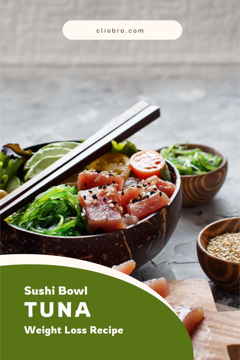 Tuna Sushi Bowl – Cucumber, Avocado, and A Drizzle of Spicy Mayo Weight Loss Recipe