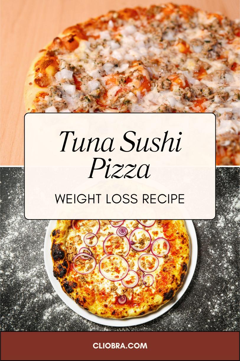 Tuna Sushi Pizza – Crispy with Rice, Avocado and Spicy Mayo Weight Loss Recipe