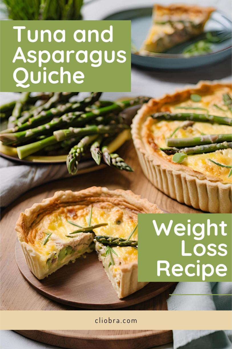 Tuna and Asparagus Quiche – A Savory and Cheesy Egg Mixed Weight Loss Recipe