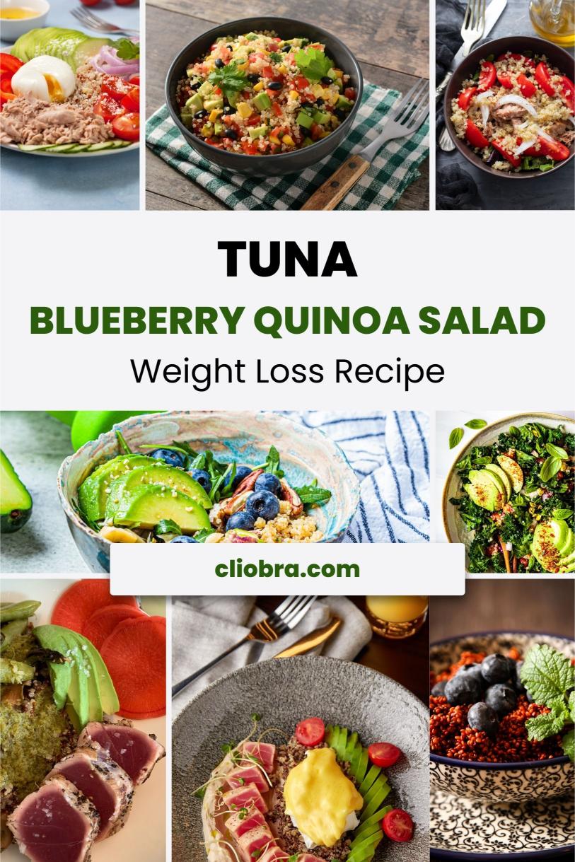 Tuna and Blueberry Quinoa Salad – Delicious Dish with Citrus Vinaigrette Weight Loss Recipe