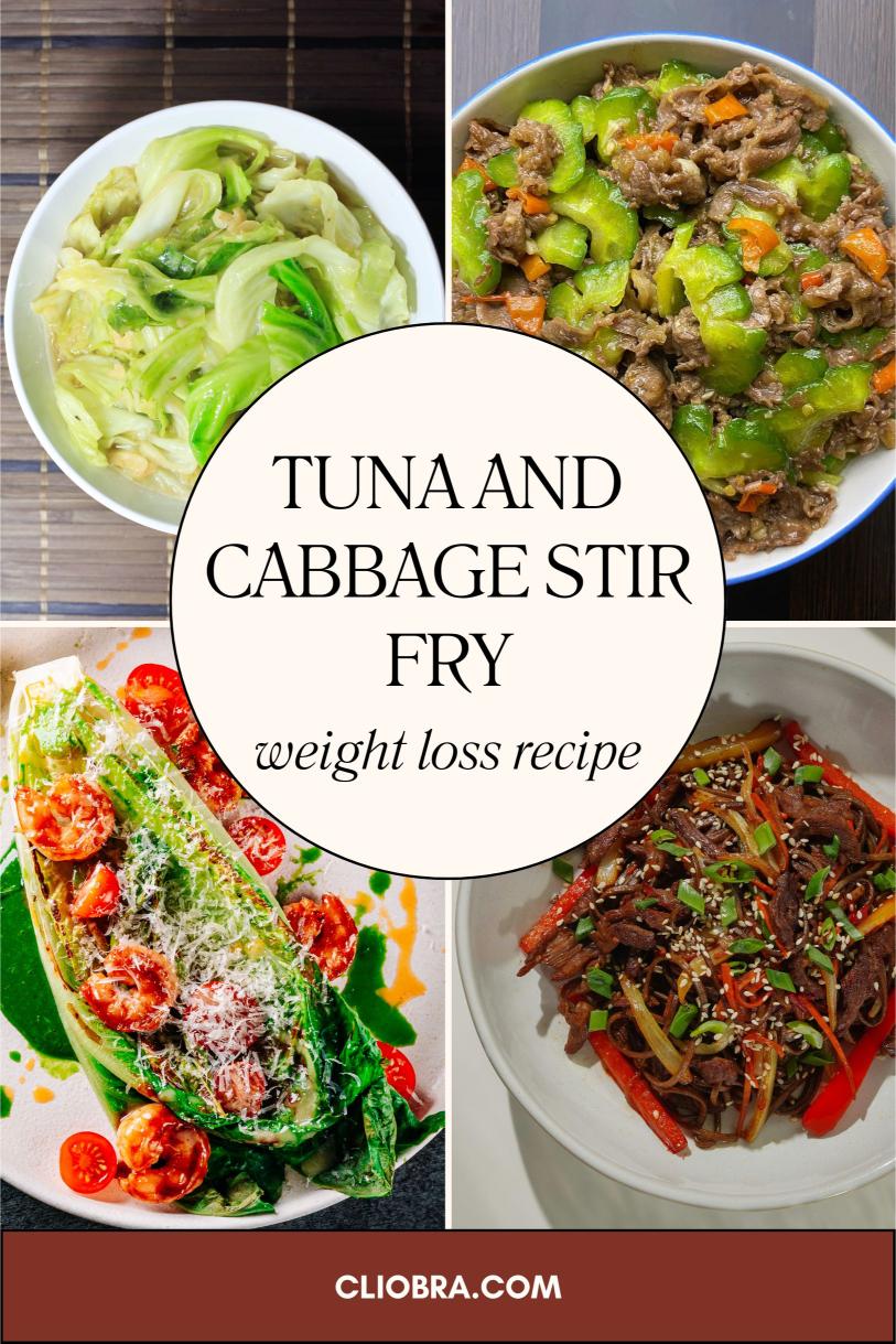 Tuna and Cabbage Stir-Fry – A Quick and Flavorful Dish with Soy Sauce Weight Loss Recipe