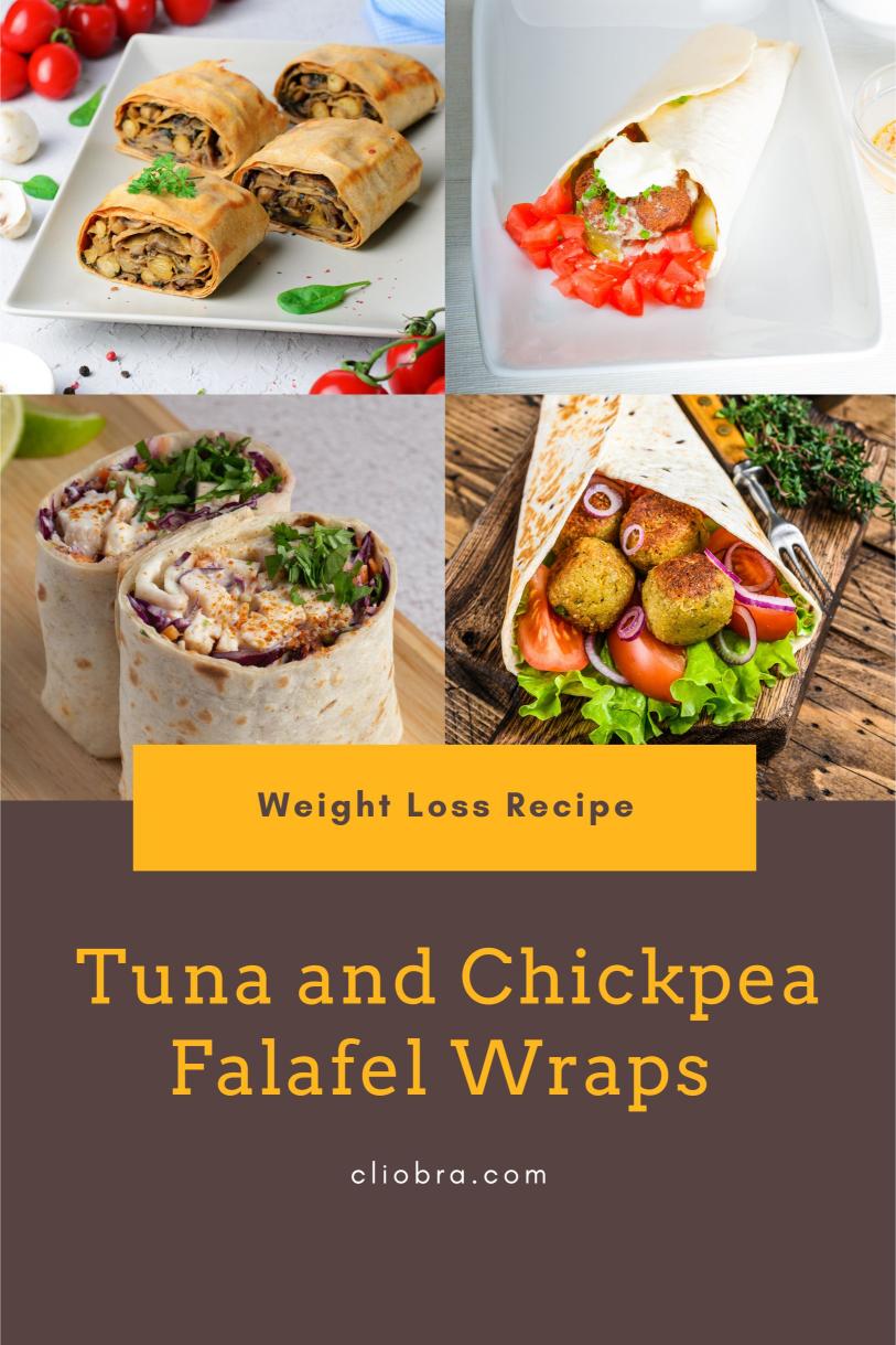 Tuna and Chickpea Falafel Wraps – A Mediterranean Snack with Tahini Sauce Weight Loss Recipe