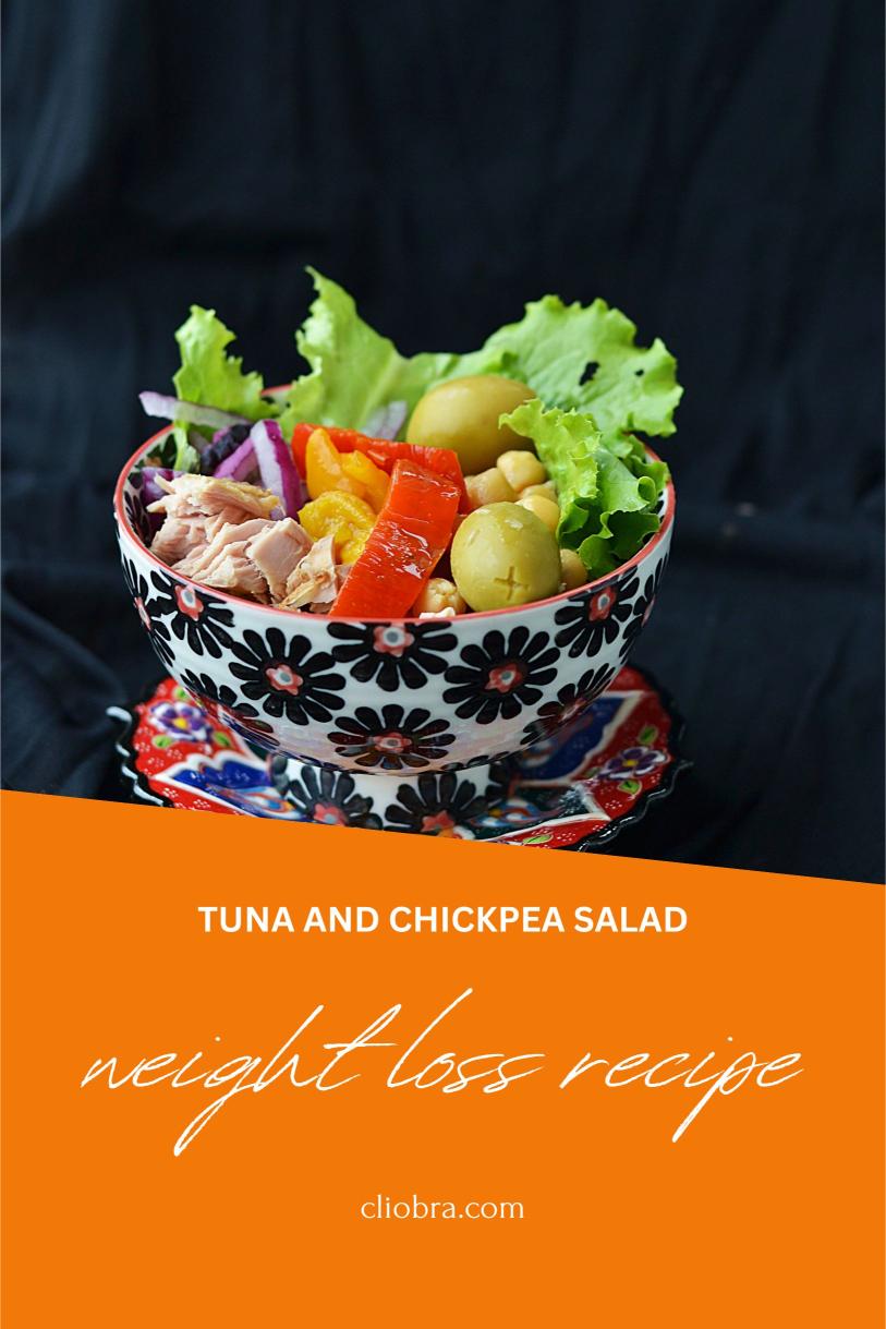 Tuna and Chickpea Salad with Lemon, Parsley, and Red Onions Weight Loss Recipe