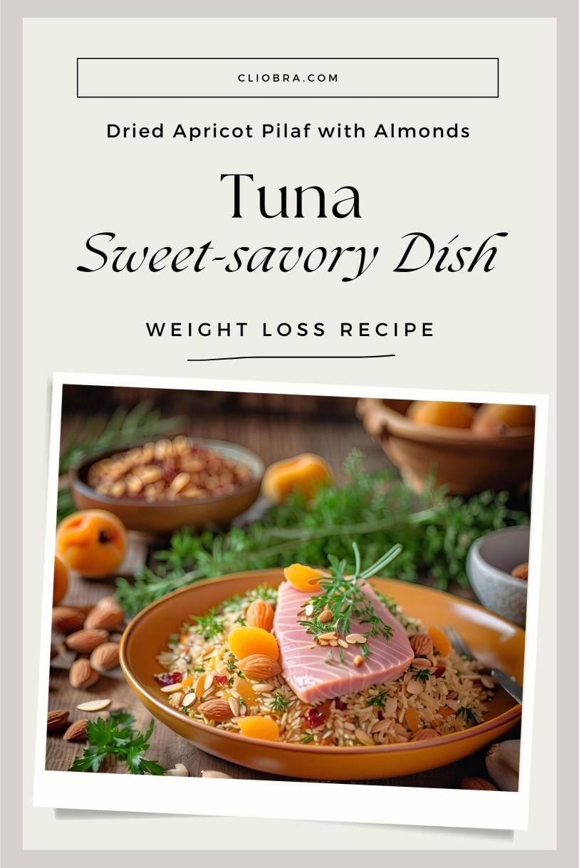 Tuna and Dried Apricot Pilaf with Almonds – A Sweet-savory Dish Weight Loss Recipe