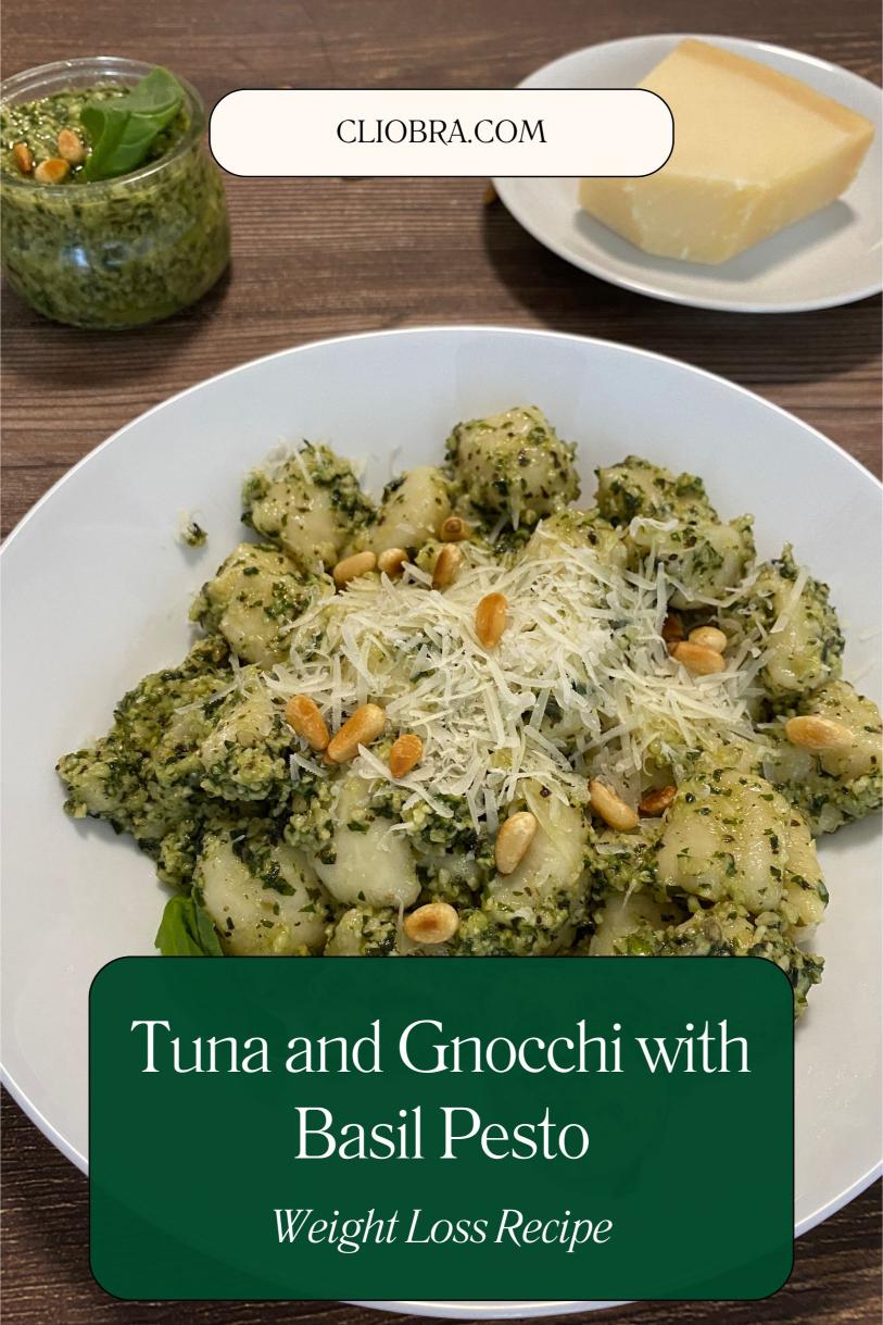 Tuna and Gnocchi with Basil Pesto – Pan-seared Delicious Easy Weight Loss Recipe