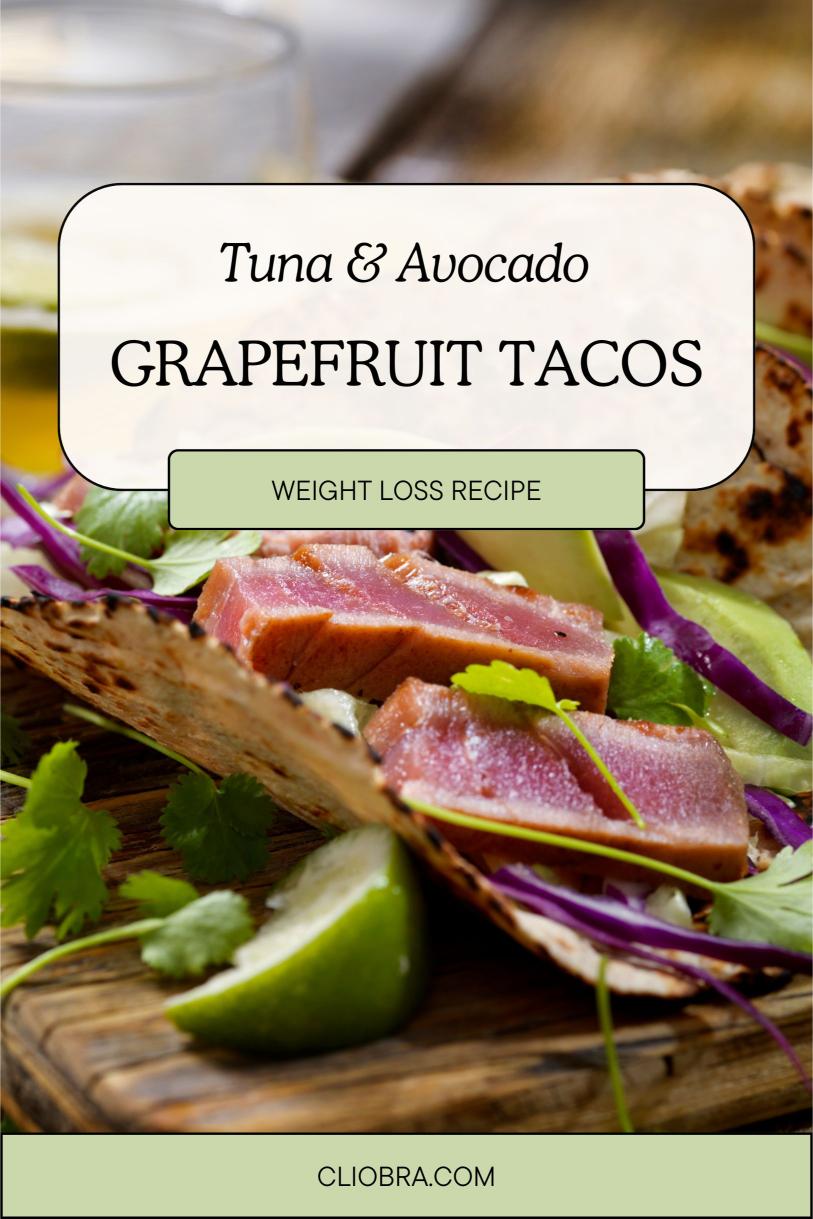 Tuna and Grapefruit Tacos with Avocado Slices – A Soft and Juicy Weight Loss Recipe