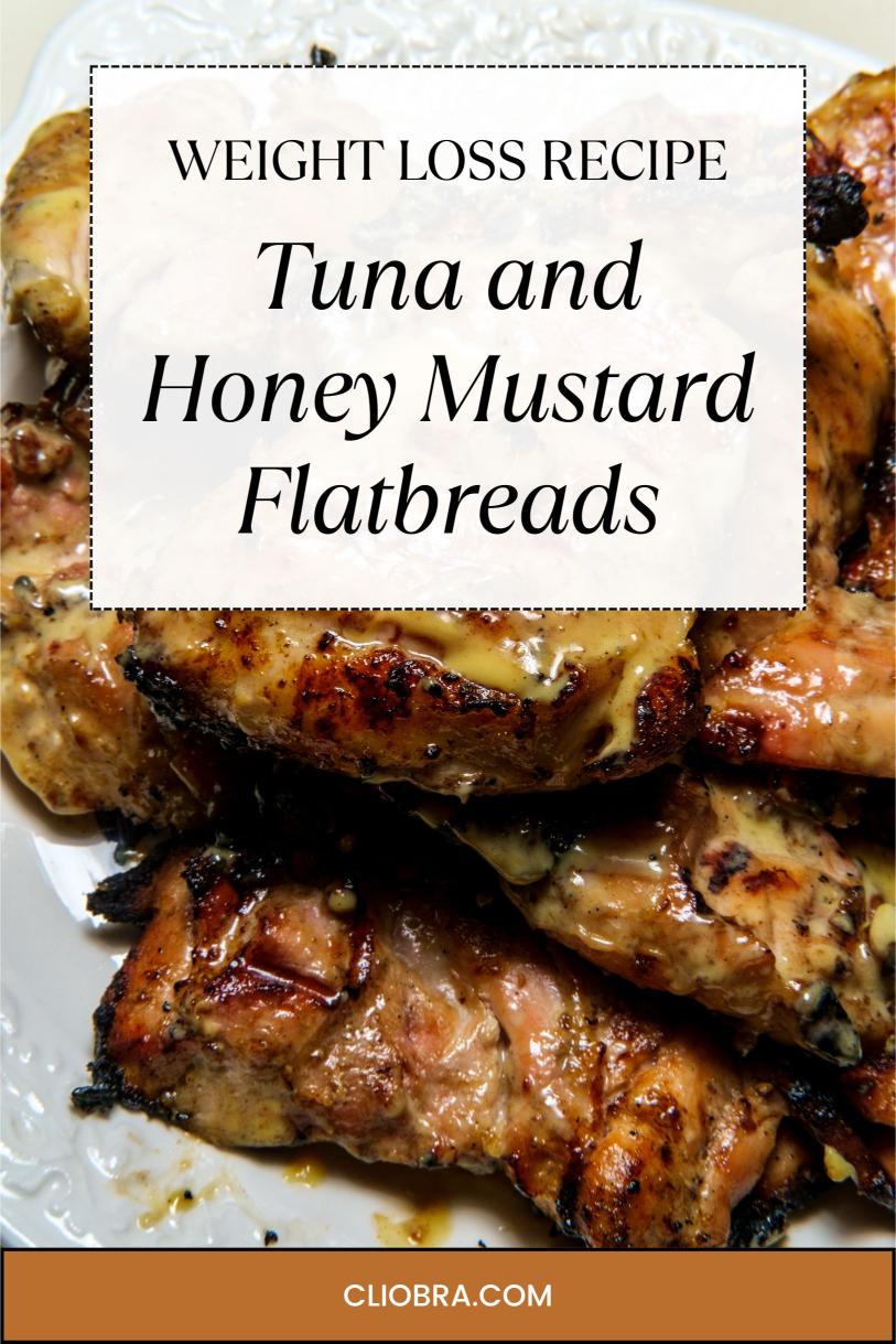 Tuna and Honey Mustard Flatbreads with Arugula – A Delicious Home-made Weight Loss Recipe