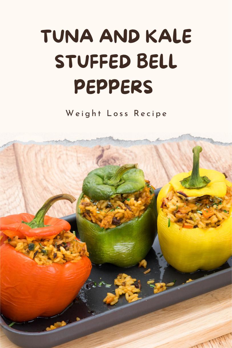 Tuna and Kale Stuffed Bell Peppers – Orzo in Tomato Sauce Protein Rich Weight Loss Recipe