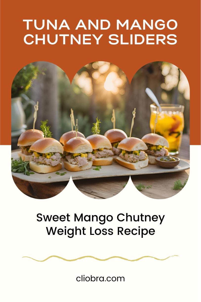 Tuna and Mango Chutney Sliders with Sweet Mango Chutney Weight Loss Recipe