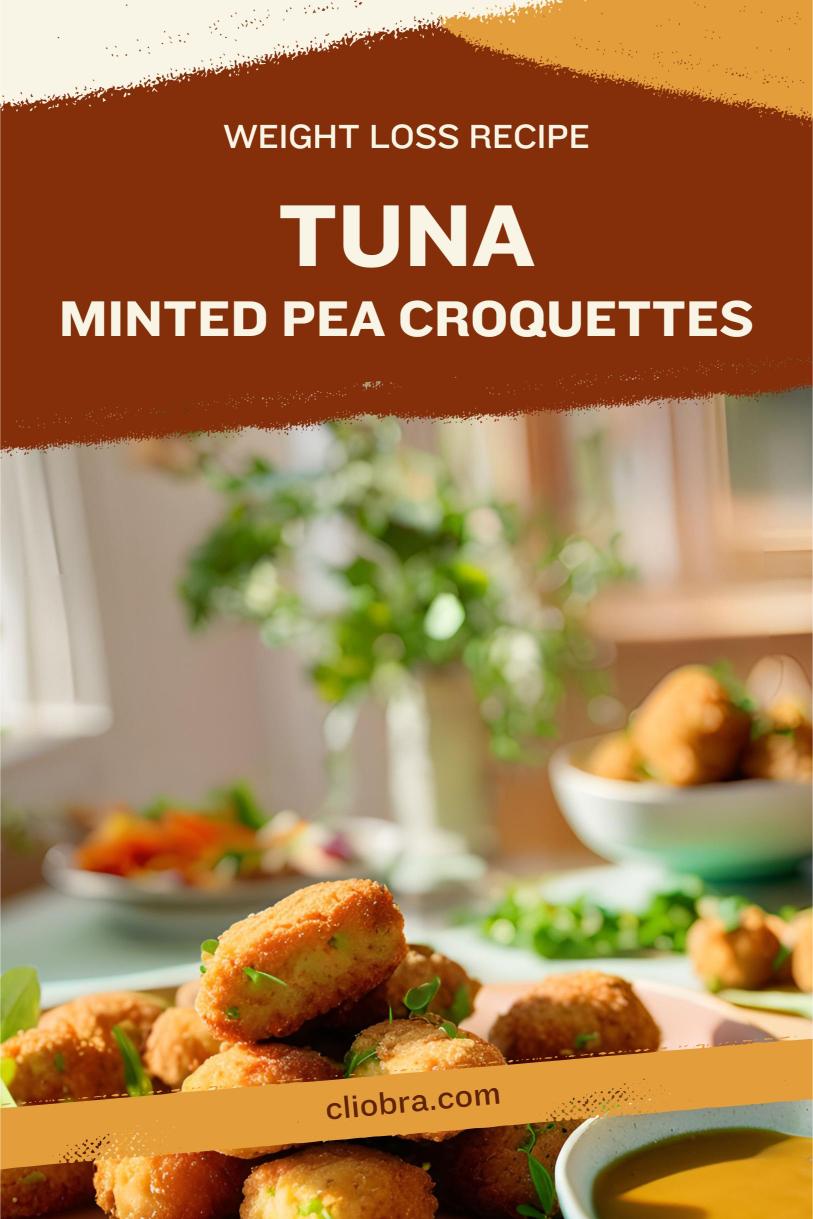 Tuna and Minted Pea Croquettes – A Crispy and Fresh Protein Rich Weight Loss Recipe