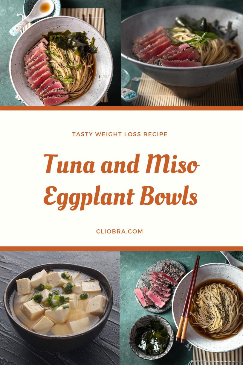 Tuna and Miso Eggplant Bowls – Roasted with Sesame Seeds Tasty Weight Loss Recipe