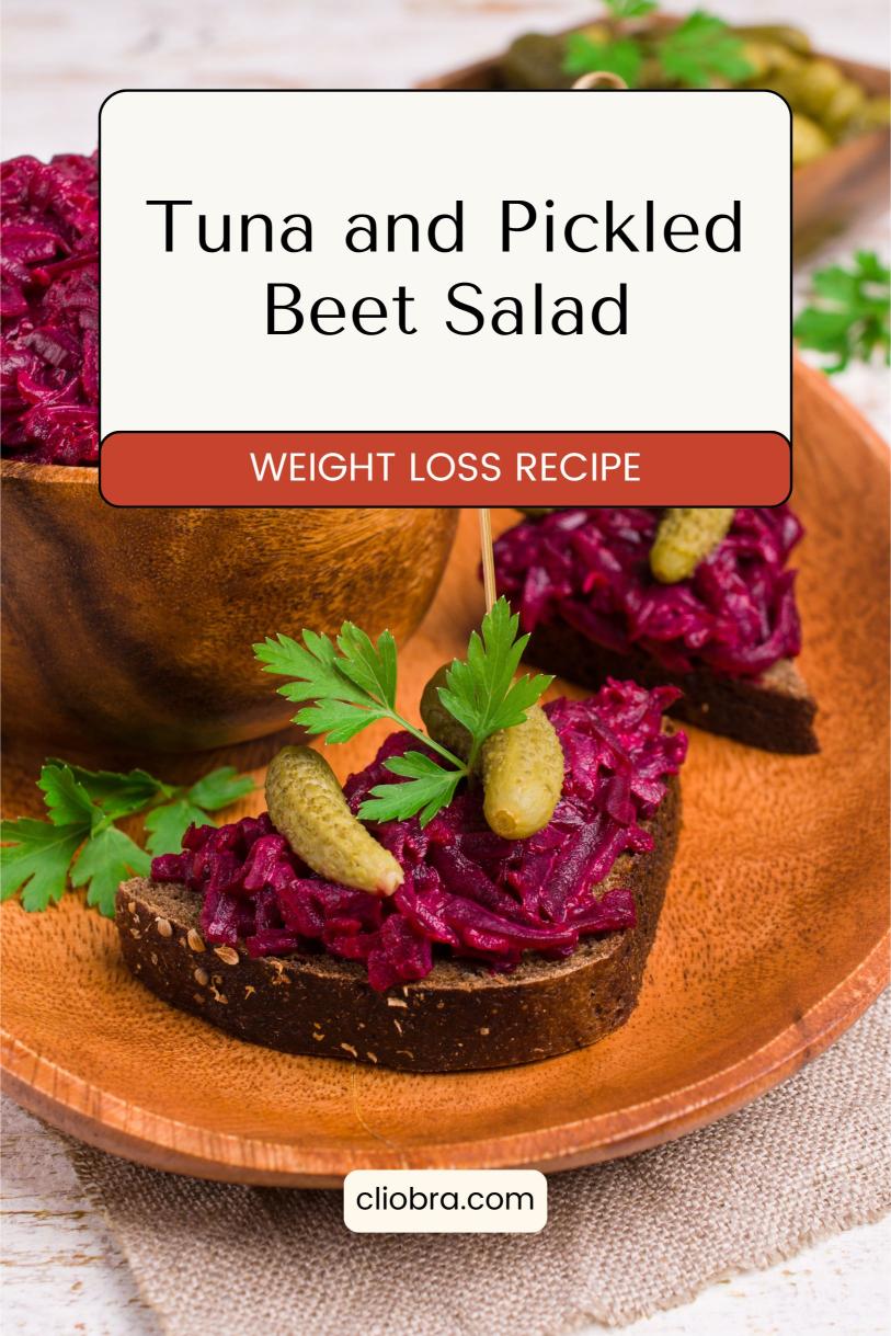 Tuna and Pickled Beet Salad with Arugula and Citrus Vinaigrette Weight Loss Recipe