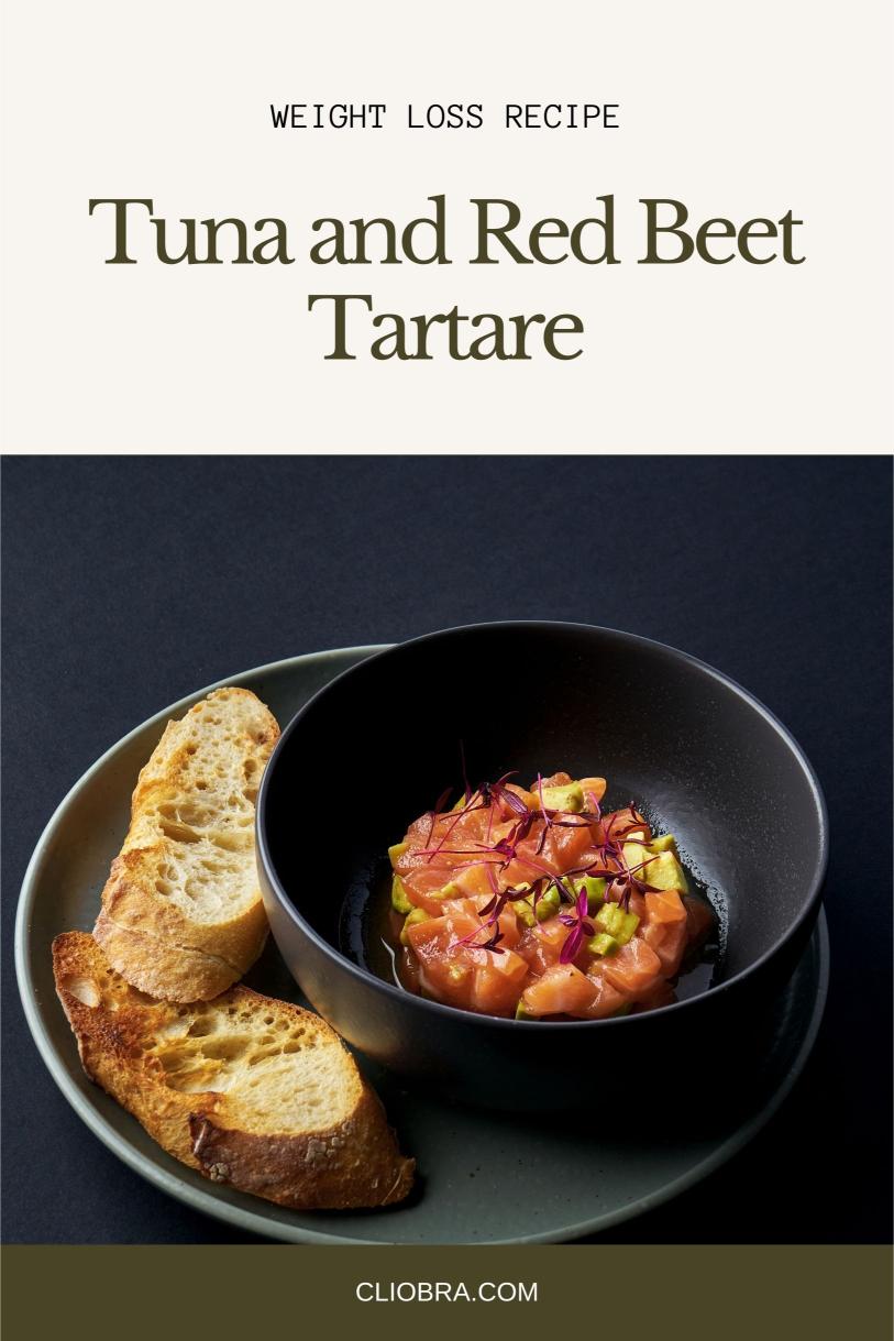 Tuna and Red Beet Tartare – A Colorful Dish with Horseradish Cream Weight Loss Recipe