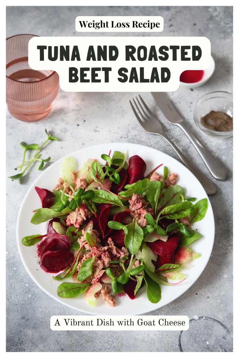 Tuna and Roasted Beet Salad – A Vibrant Dish with Goat Cheese Weight Loss Recipe