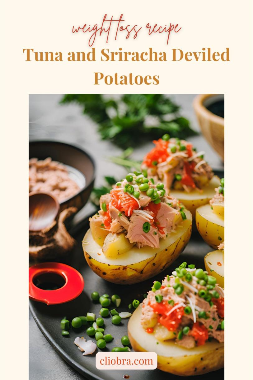 Tuna and Sriracha Deviled Potatoes – A Spicy and Healthy Weight Loss Recipe