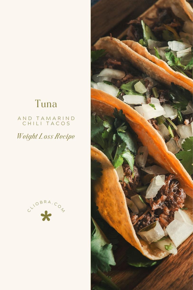 Tuna and Tamarind Chili Tacos with Spicy Slaw and Pickled Onions Weight Loss Recipe