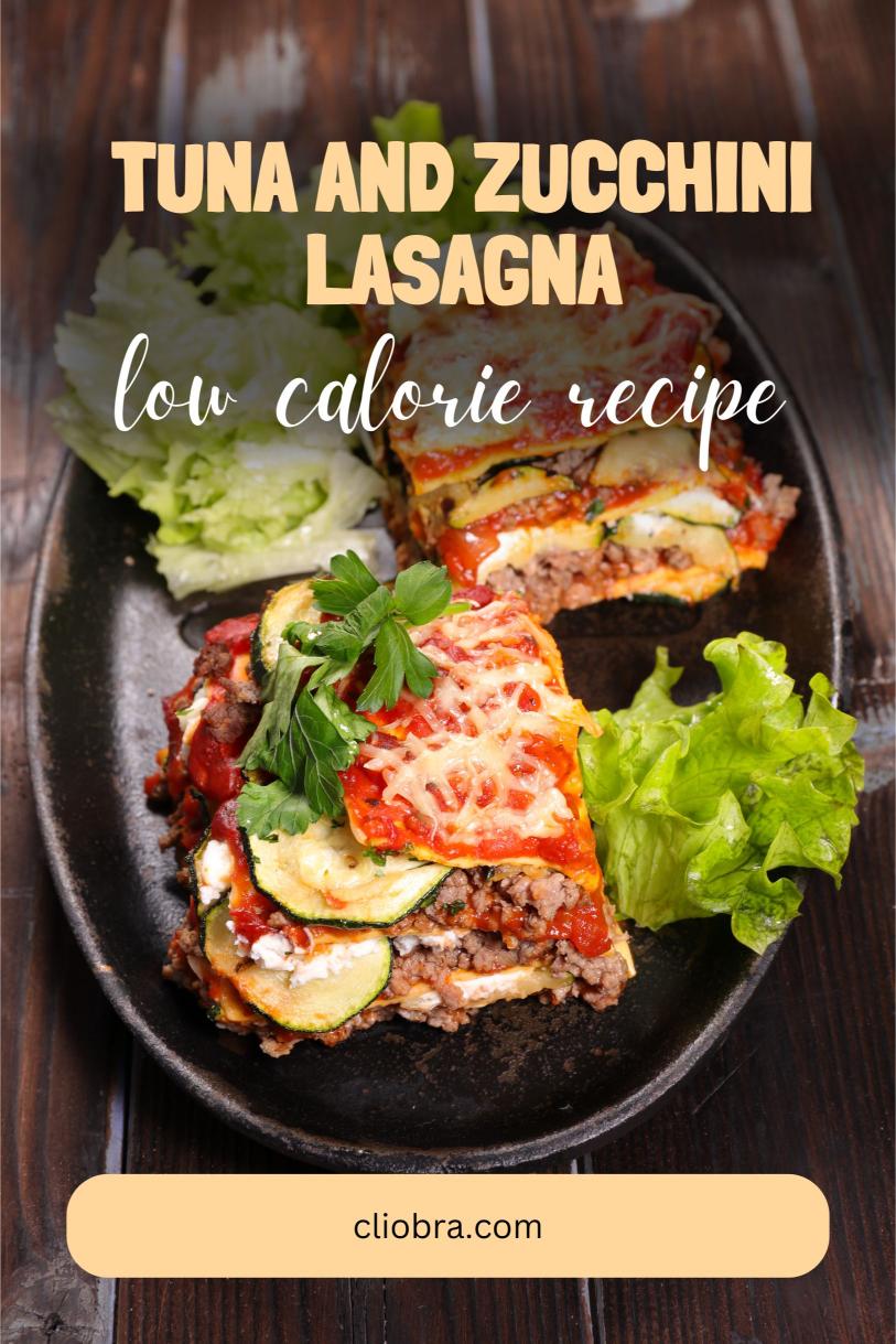 Tuna and Zucchini Lasagna – A Low Carb Dish with Marinara and Ricotta Weight Loss Recipe