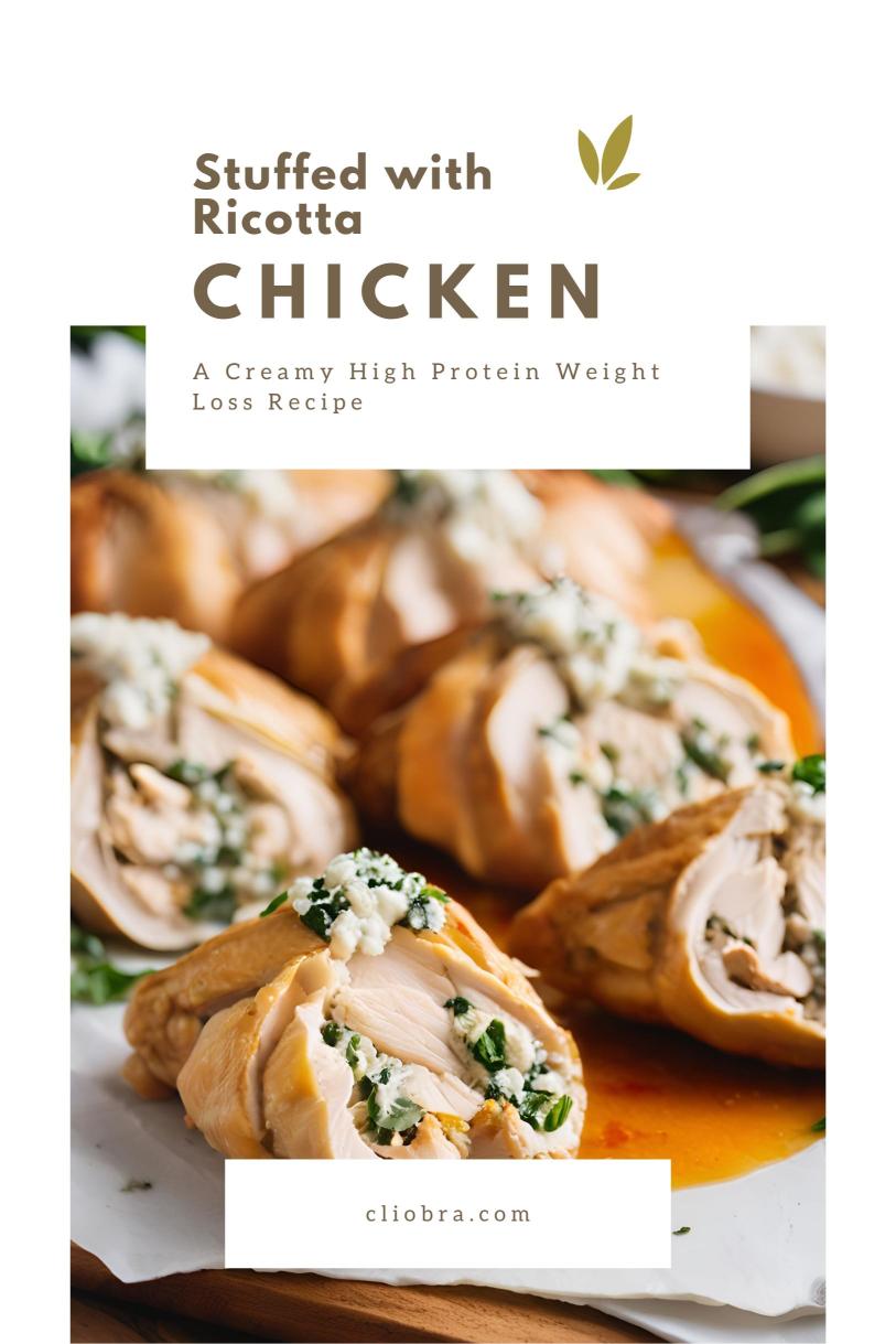 Chicken Stuffed with Ricotta and Sun-Dried Tomatoes – A Creamy High Protein Weight Loss Recipe