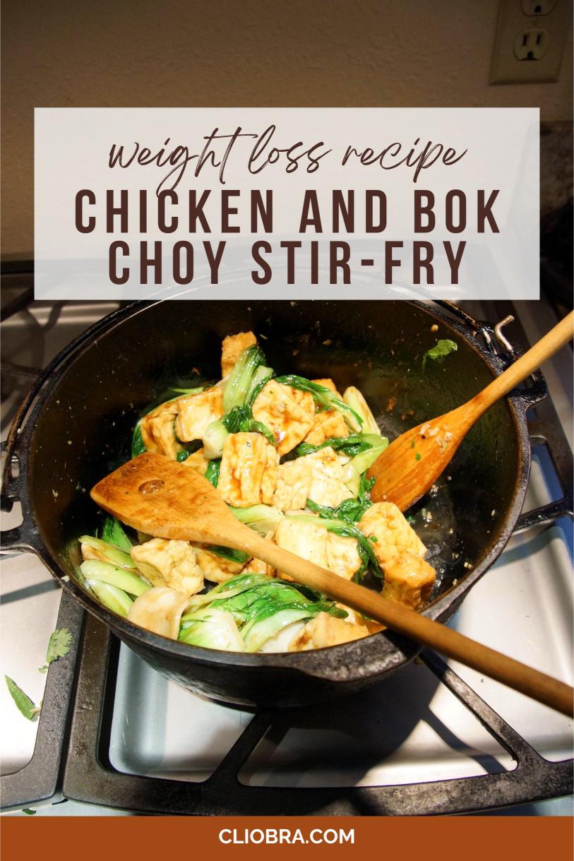 Chicken and Bok Choy Stir-Fry with Light Soy Sauce – A Low Carb Weight Loss Recipe