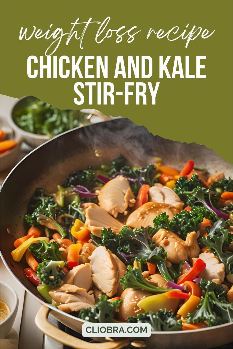 Chicken and Kale Stir-Fry with Garlic – A Unique Taste Low Carb Weight Loss Recipe